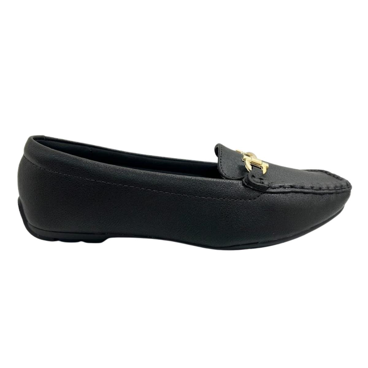 Mocassim Casual Feminino Modare 7035.641 Ultracomfort Preto Preto 2