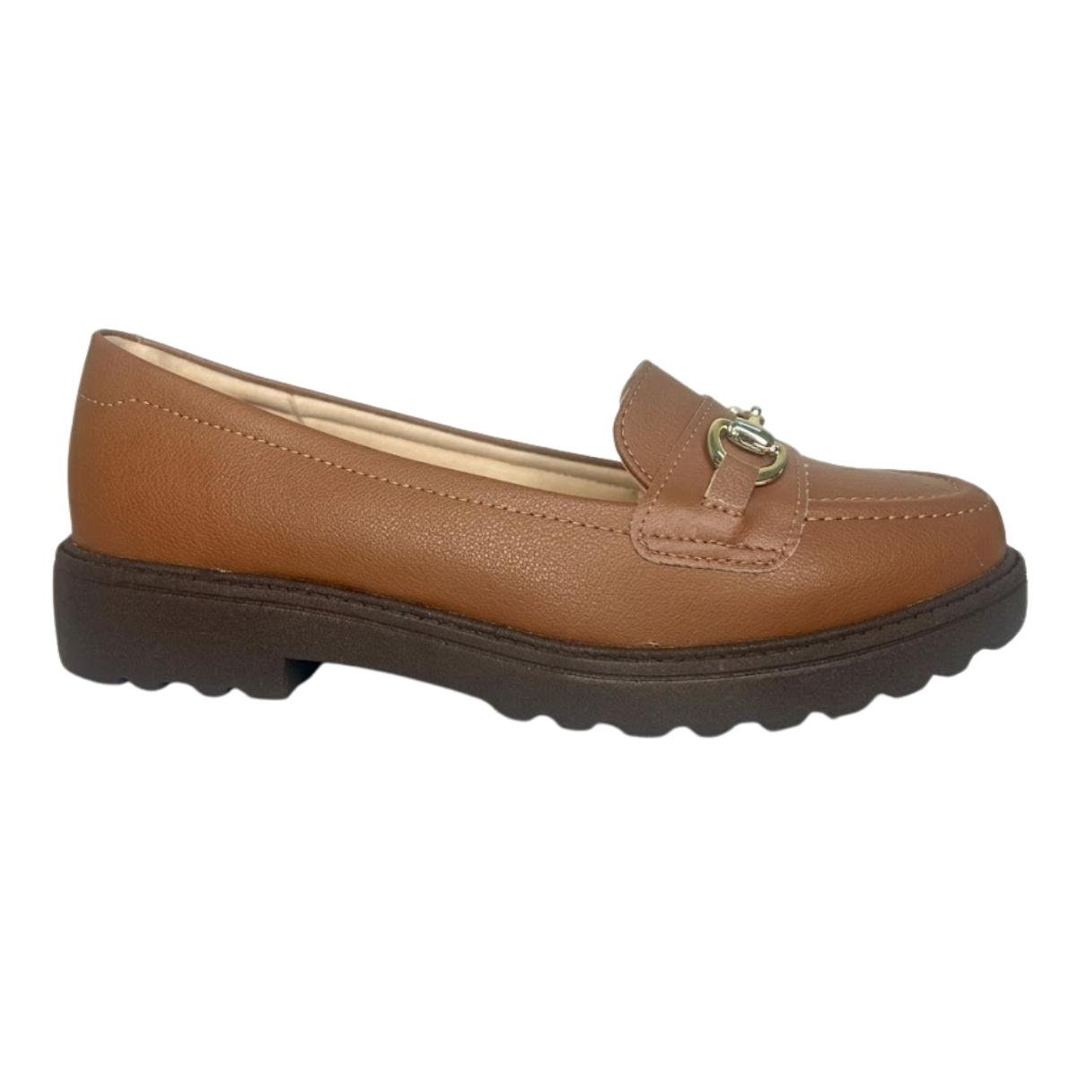 Mocassim Casual Feminino Modare Comfort Ortopédico 7357106 Marrom Marrom 2