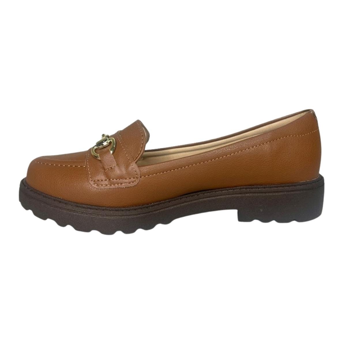 Mocassim Casual Feminino Modare Comfort Ortopédico 7357106 Marrom Marrom 3