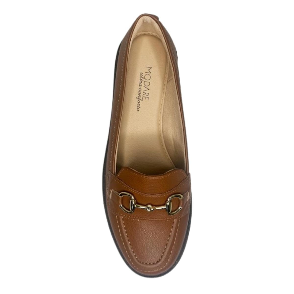 Mocassim Casual Feminino Modare Comfort Ortopédico 7357106 Marrom Marrom 4