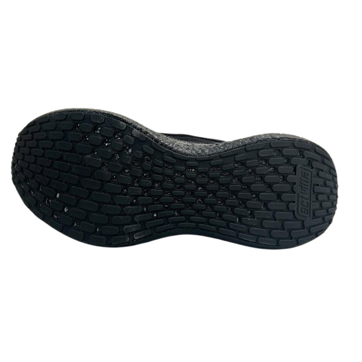 Tênis Esportivo Feminino Actvitta 4841.100 Ultra leve Preto Preto 6