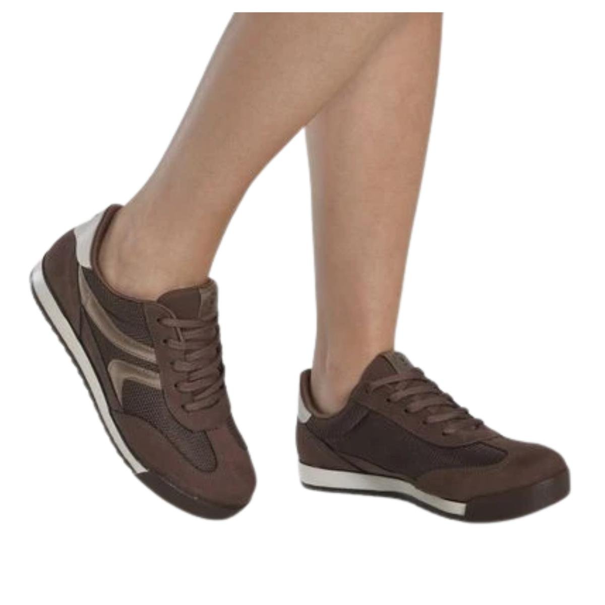 Tênis Casual Feminino Via Marte 237.013.02 Marrom Marrom 5