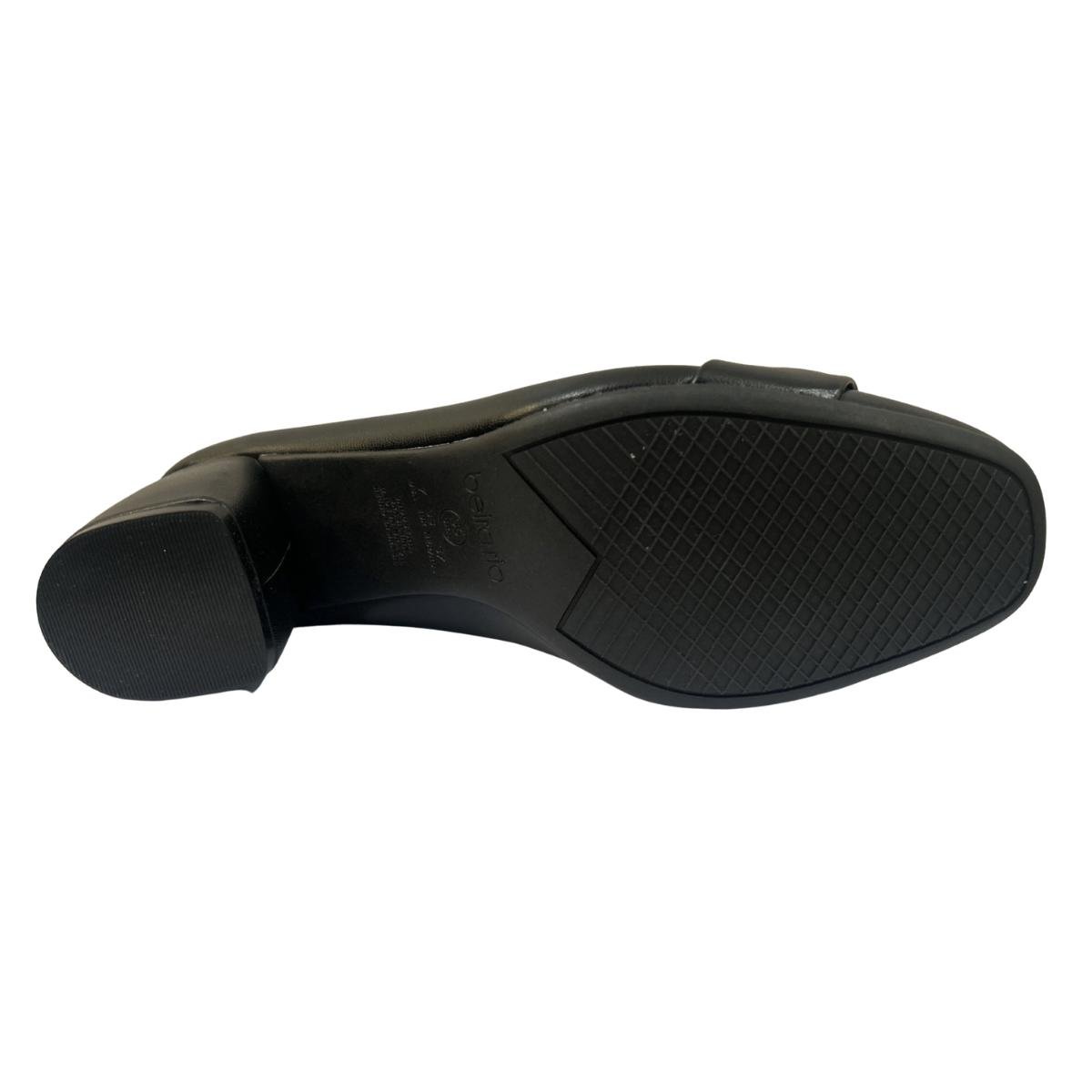 Sapato Casual Feminino Beira Rio 4304.206 Salto Bloco Preto Preto 6