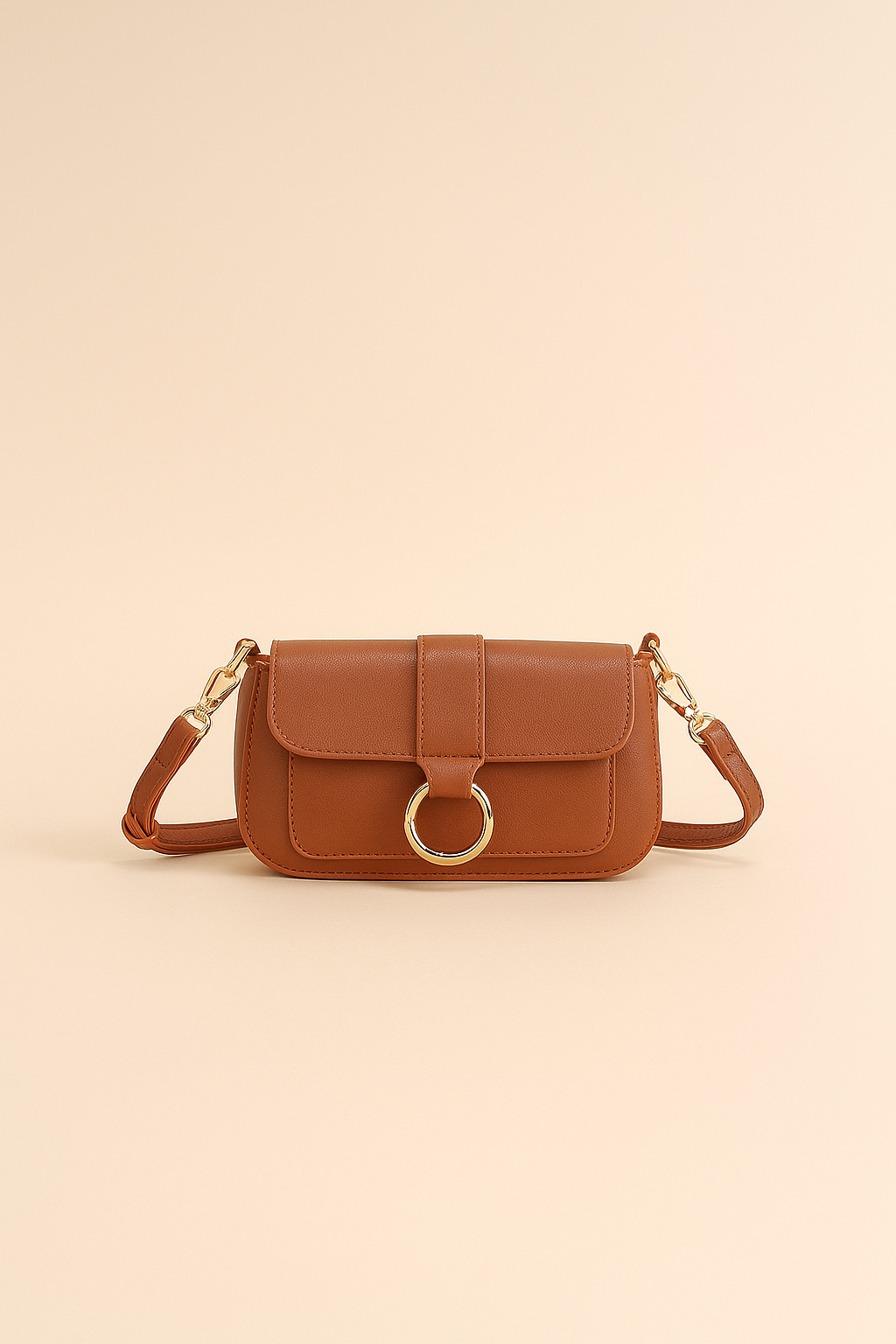  Bolsa Media Transversal D Bell Marrom 