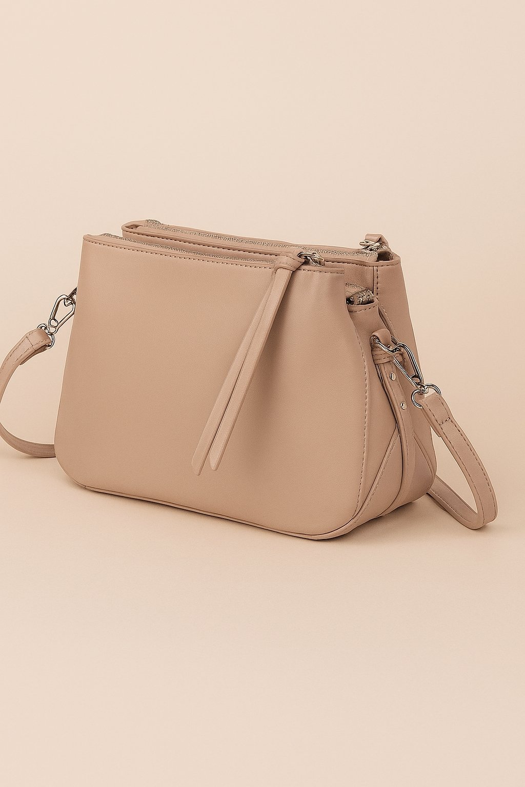  Bolsa Media Transversal D Bell Bege Bege 2