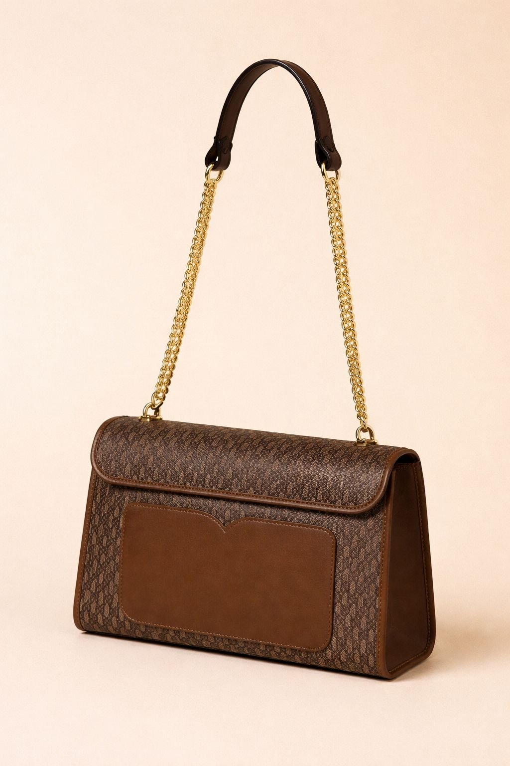 Bolsa Pequena Transversal D Bell Outlet Fashion Monograma Marrom Marrom 3