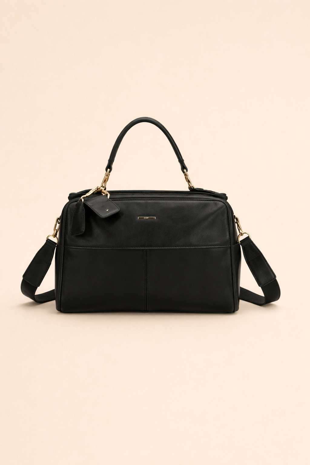 Bolsa Media Transversal D Bell Outlet Fashion Preta 