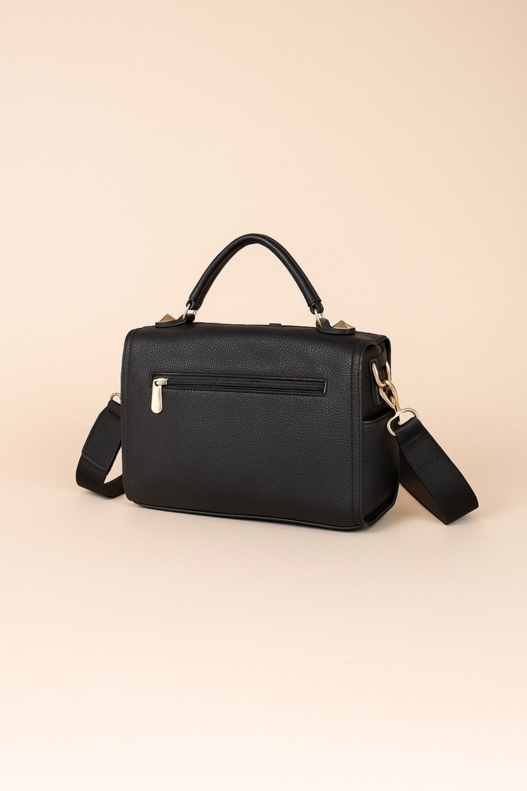 Bolsa Media Transversal D Bell Outlet Fashion Preta