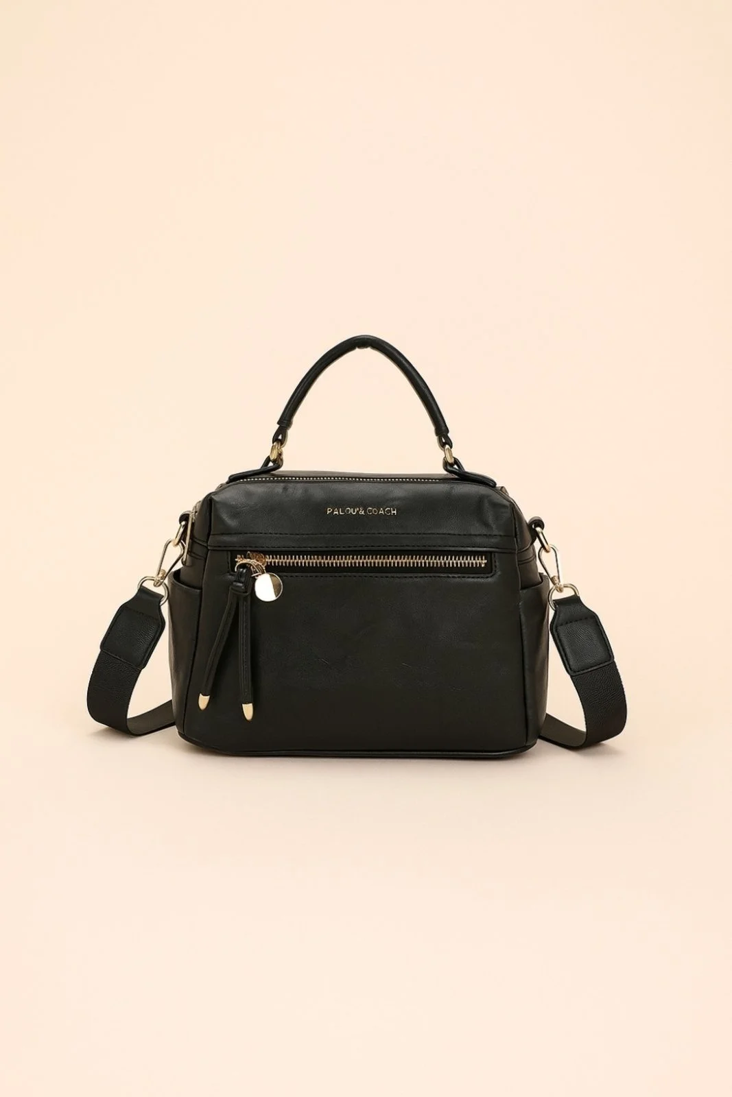 Bolsa Media Transversal D Bell Outlet Fashion Preta