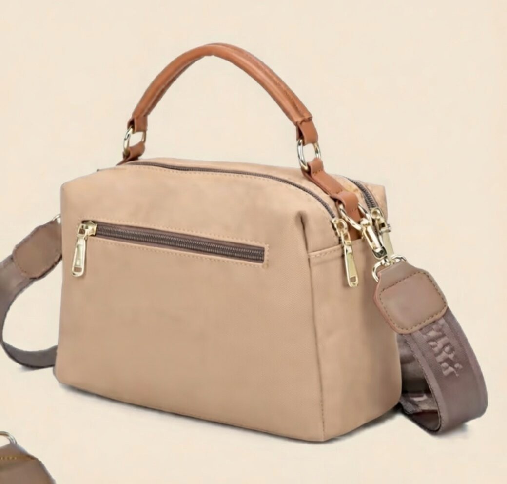 Bolsa D Bell Outlet Fashion Duo Tone Bege 2