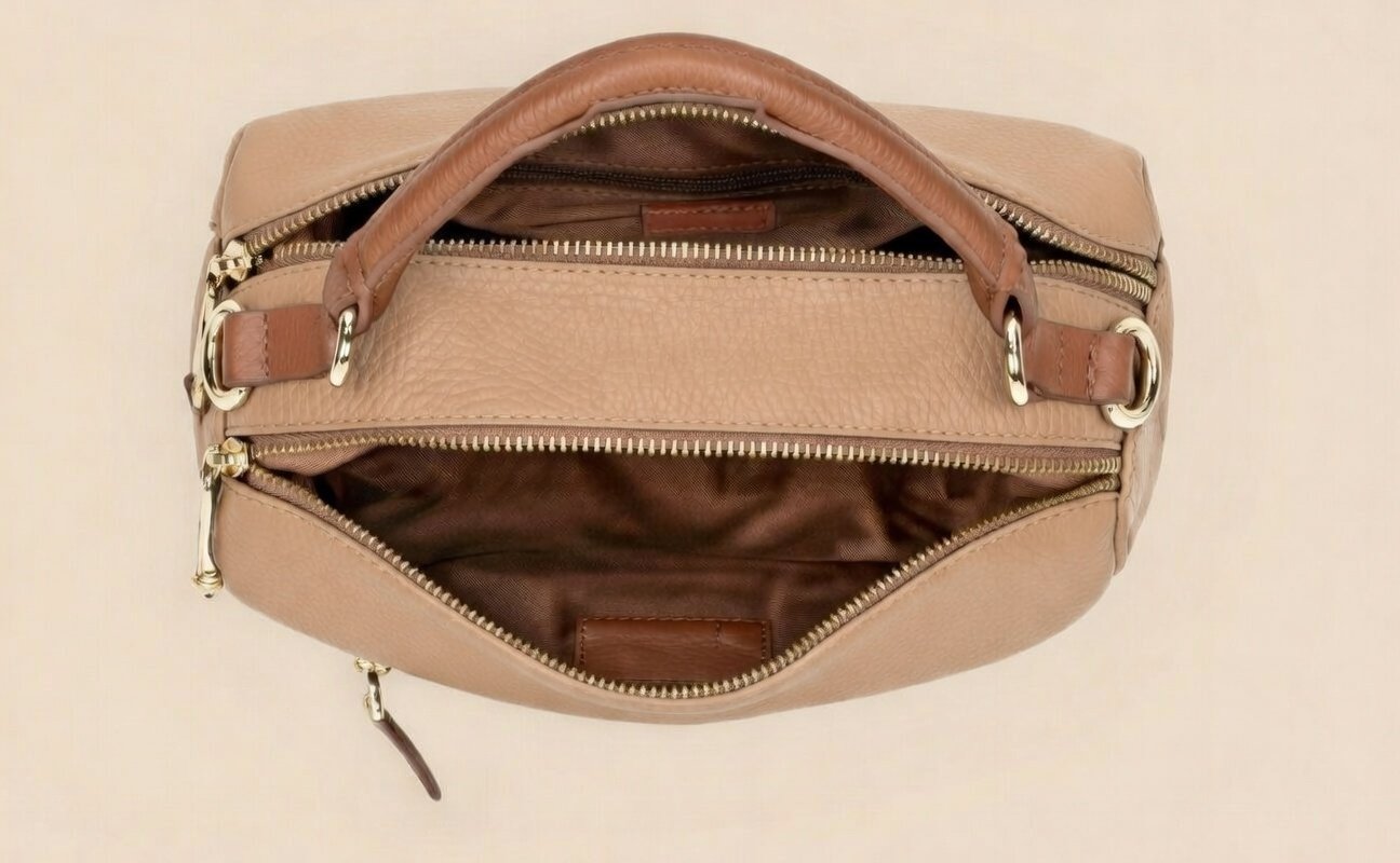 Bolsa D Bell Outlet Fashion Duo Tone Bege 3