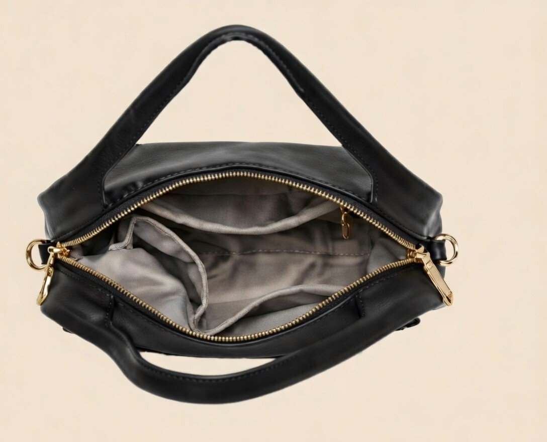 Bolsa D Bell Outlet Fashion Pillow Soft Preto 3