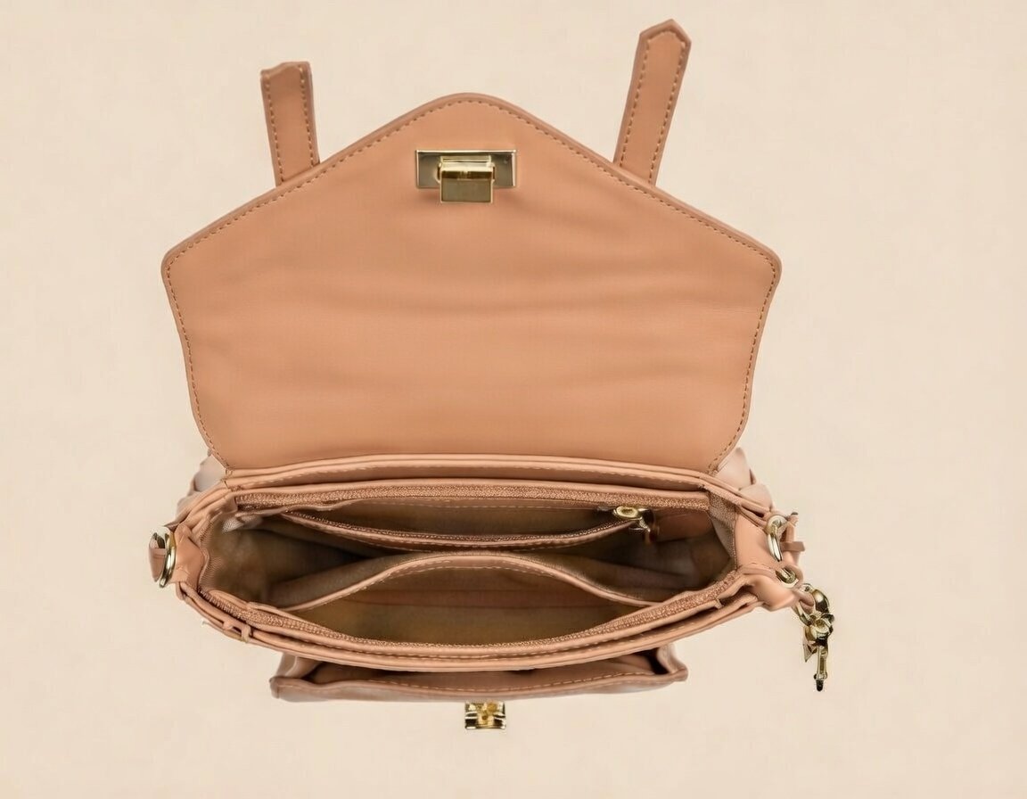 Bolsa D Bell Outlet Fashion Strauss Bege 3