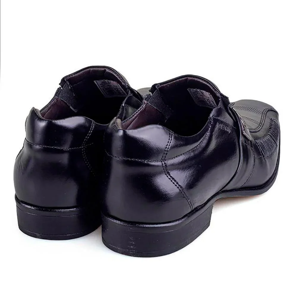 Sapato Social Rafarillo Couro Las Vegas Masculino Preto 4