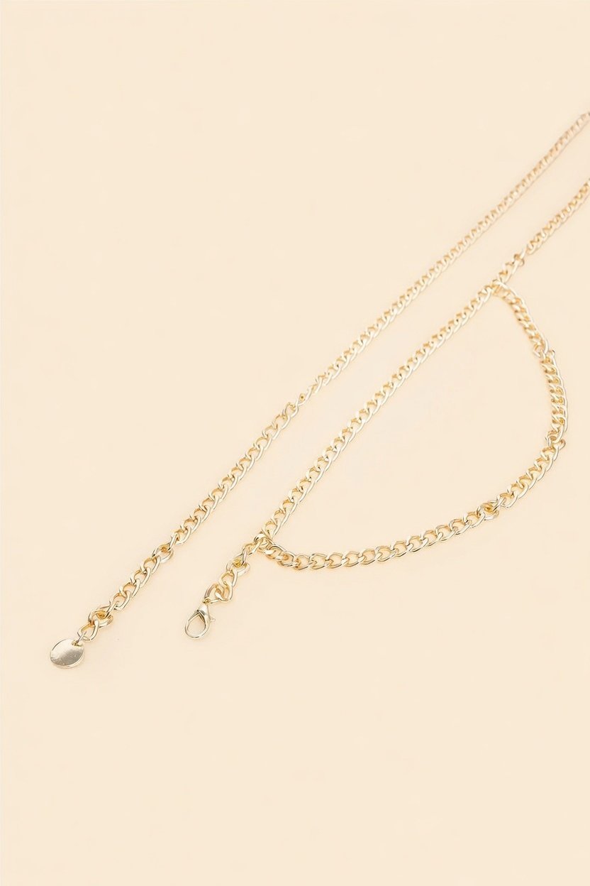 Cinto D Bell Outlet Fashion Corrente Dourado 2