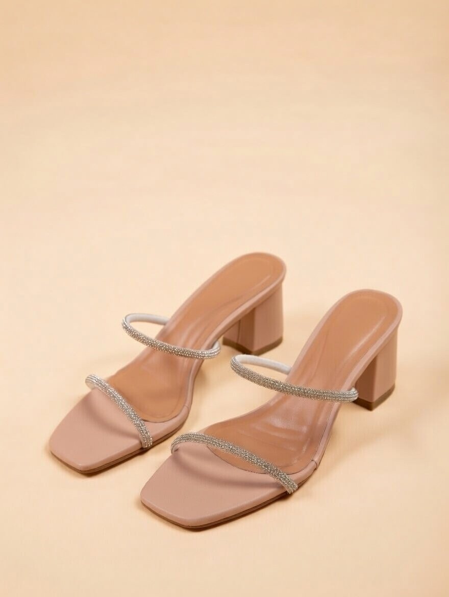 Tamanco D Bell Outlet Fashion Crystal Block