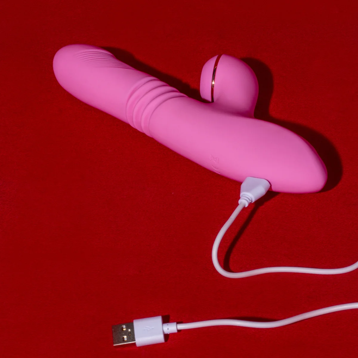 Sugador e Vai e Vem Rabbit Lucky Rosa 3