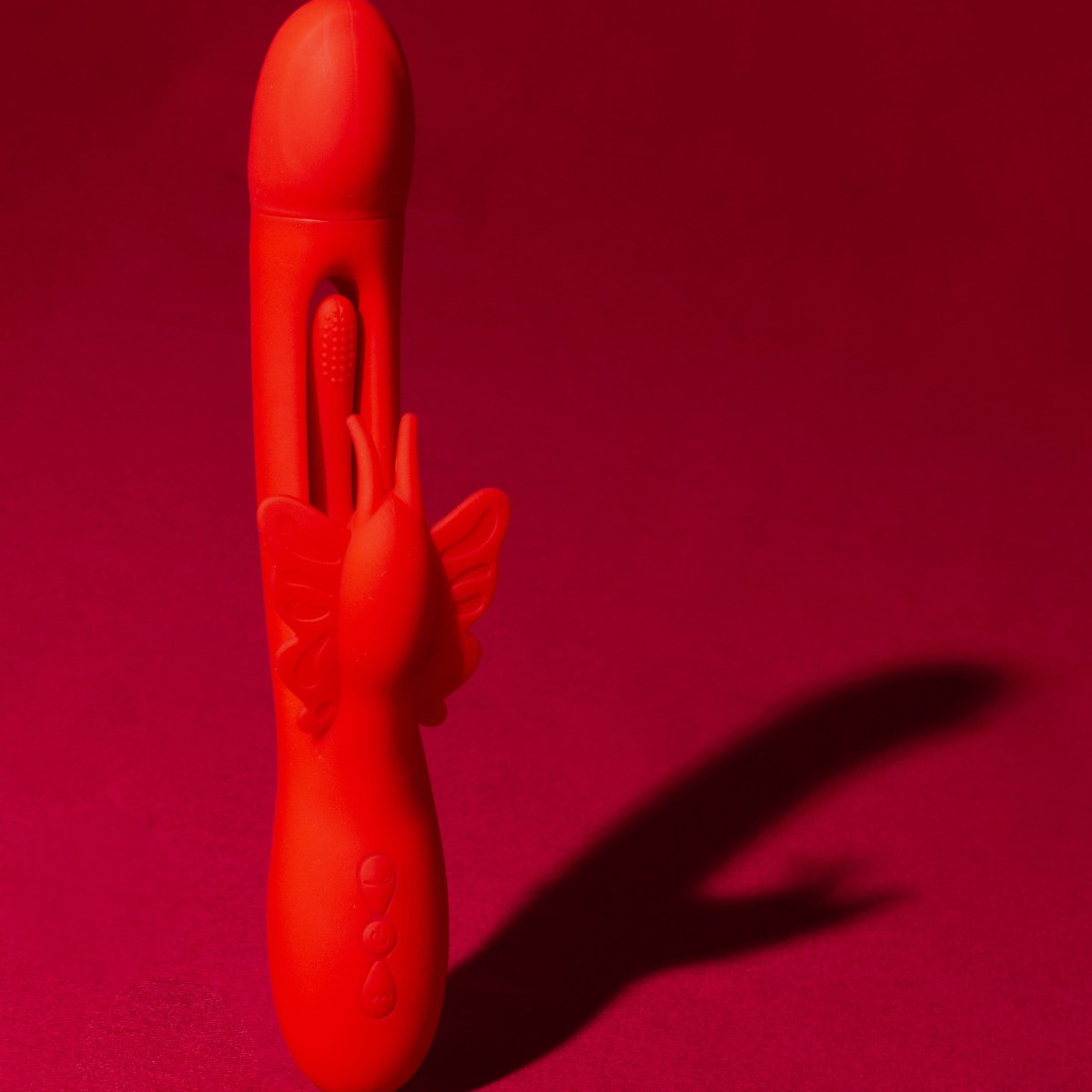 Vibrador Rabbit Butterfly Vermelho 3