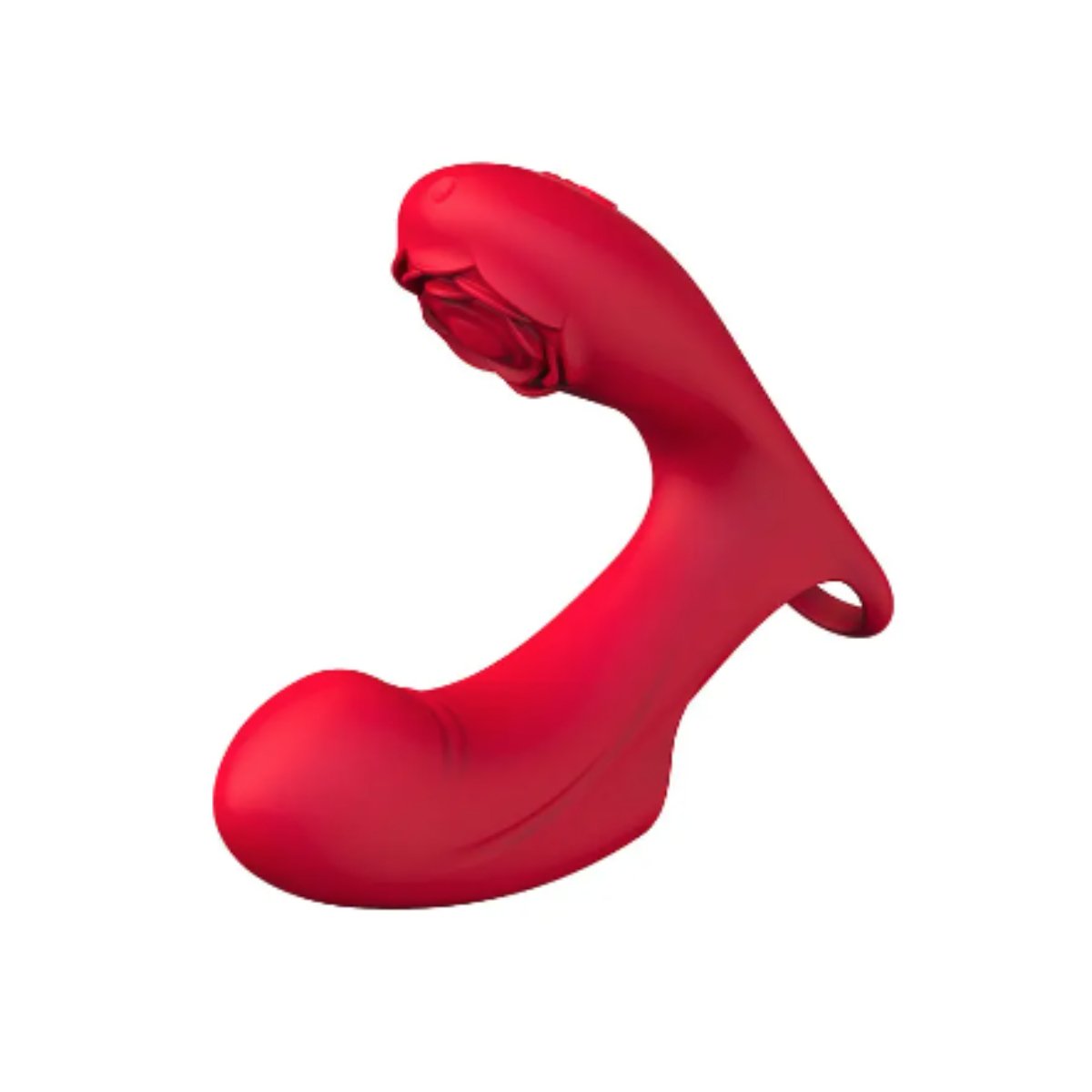 Vibrador e Flap Via App Dedeira Ella Vermelho 2