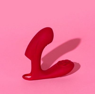 Vibrador e Flap Via App Dedeira Ella Vermelho 3