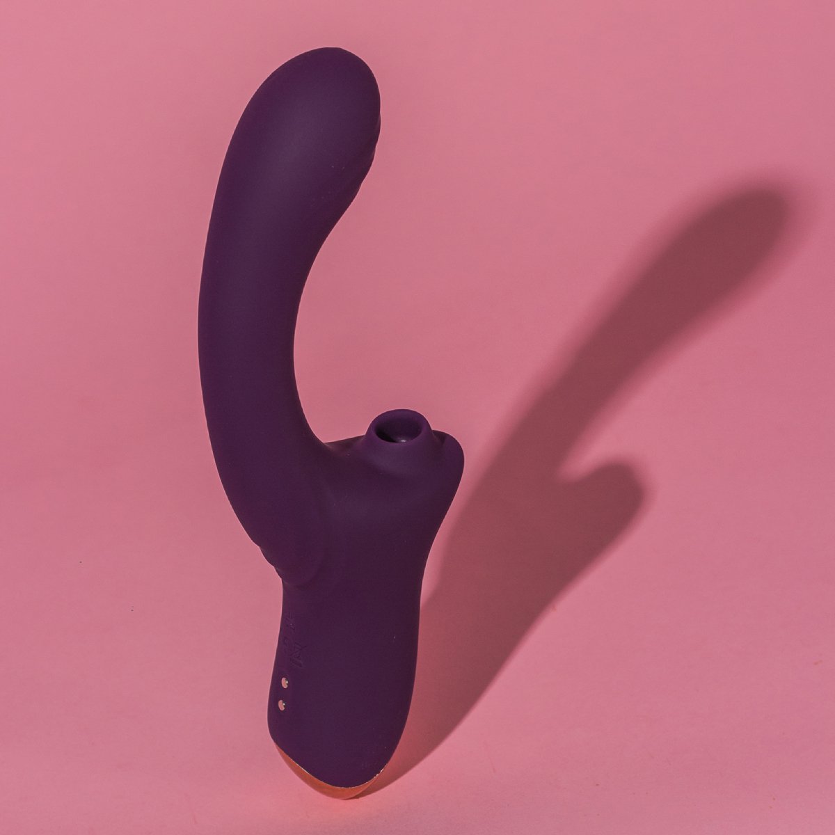 Vibrador e Sugador Cora Roxo 4