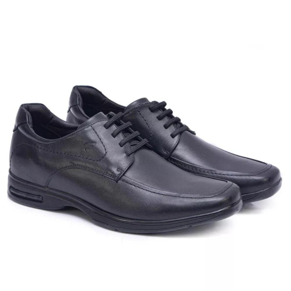 Sapato Social Masculino Couro Leve Confortável Elegante