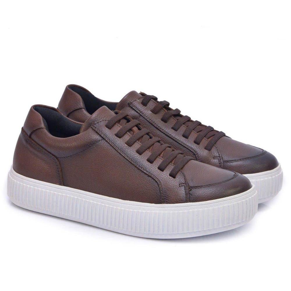 Tênis Masculino Couro Skate Malibu Dia a Dia