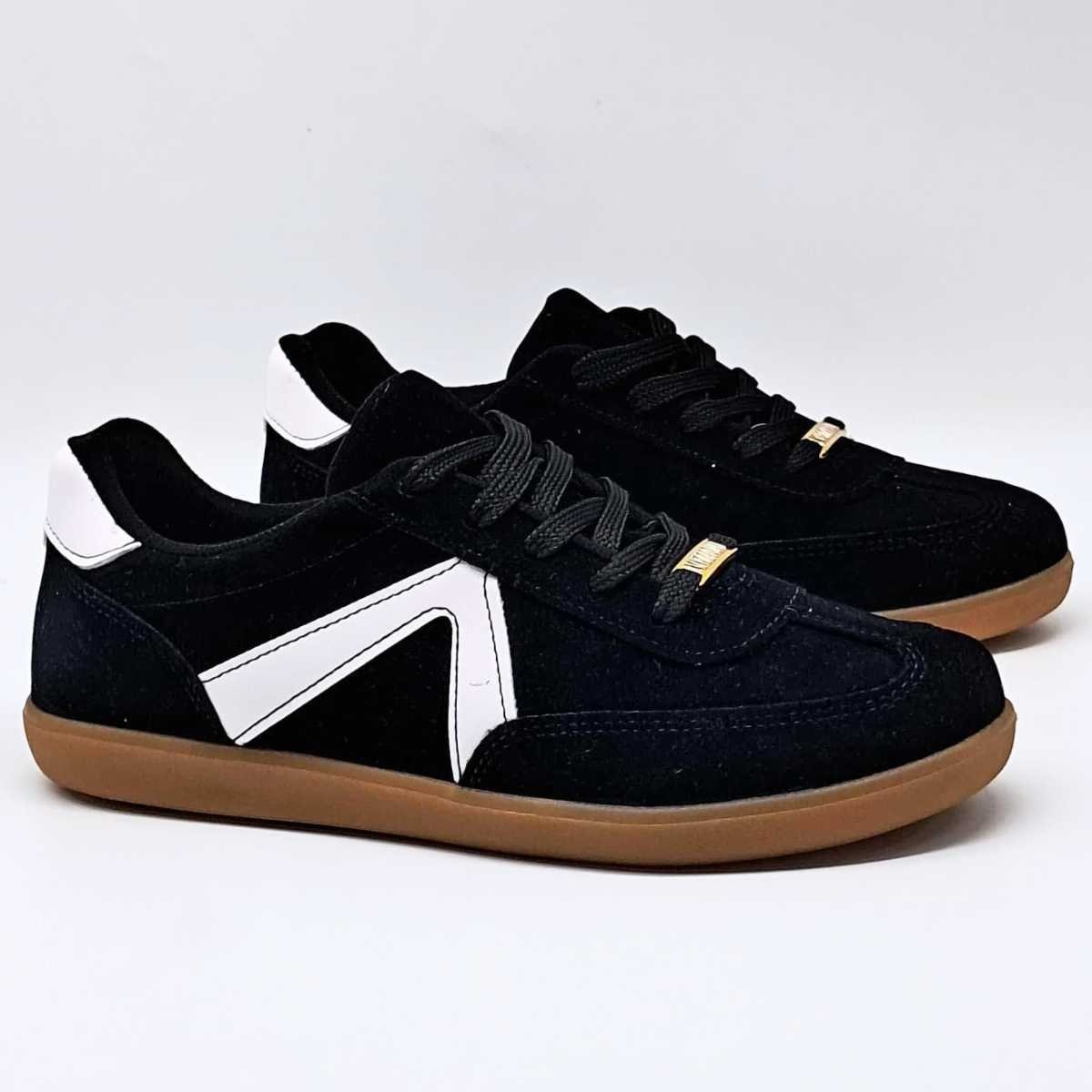 Tênis Feminino Vizzano Estilo Confy Casual Recortes 1430.102 Preto 5