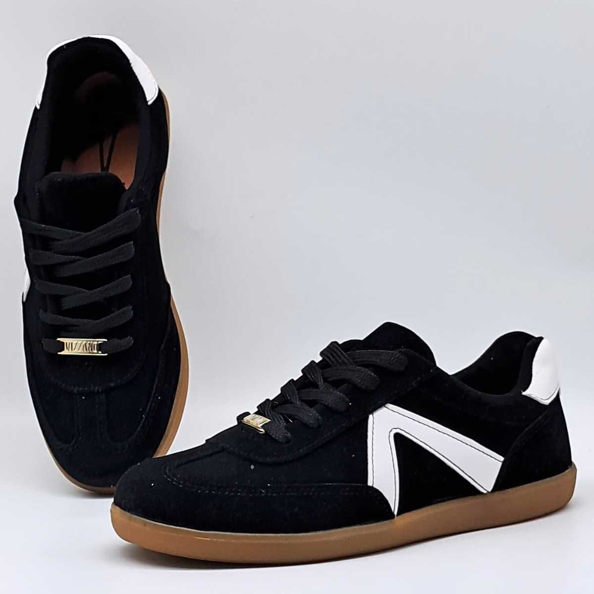 Tênis Feminino Vizzano Estilo Confy Casual Recortes 1430.102 Preto 6