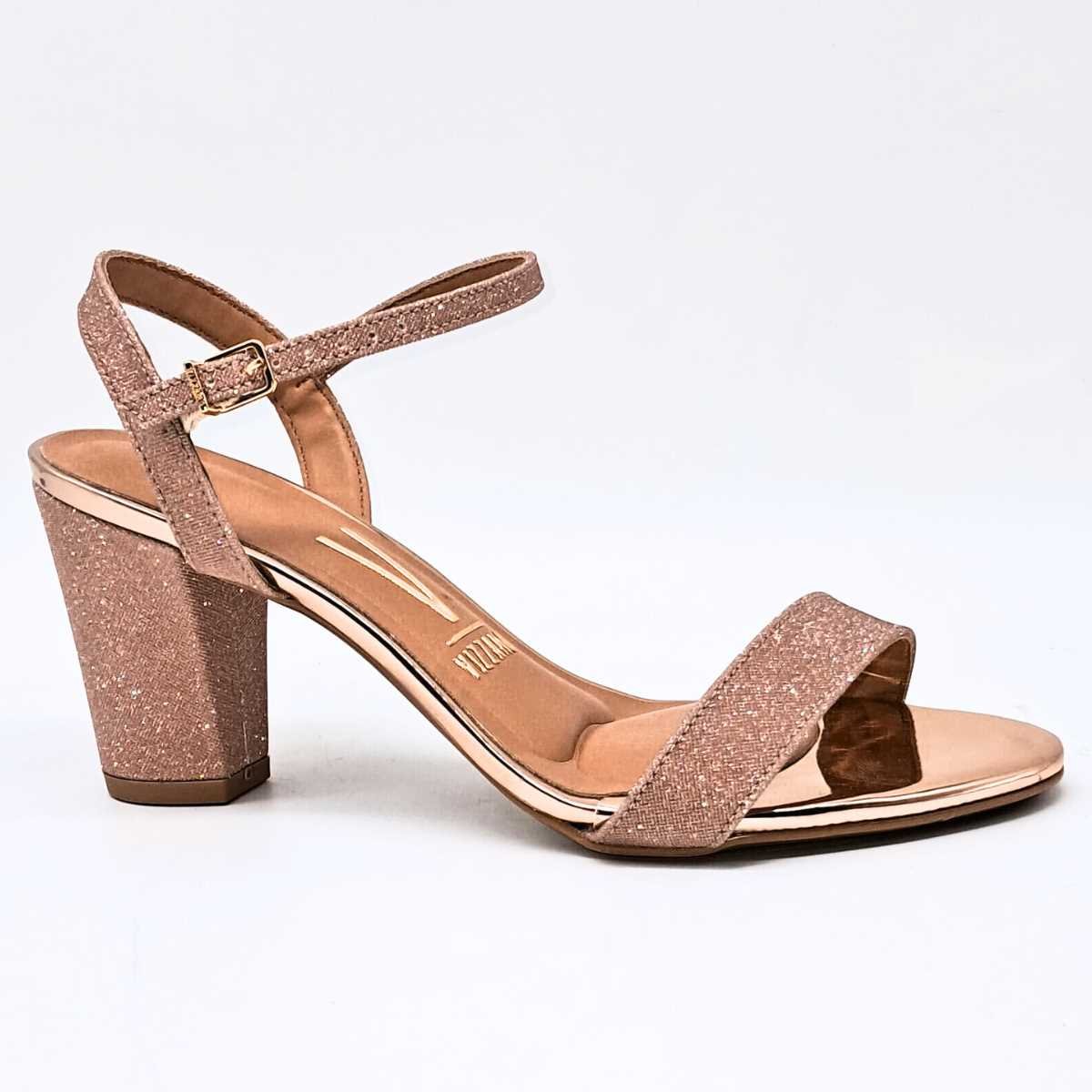 Sandália Vizzano Feminina Salto Bloco Conforto 6262.474