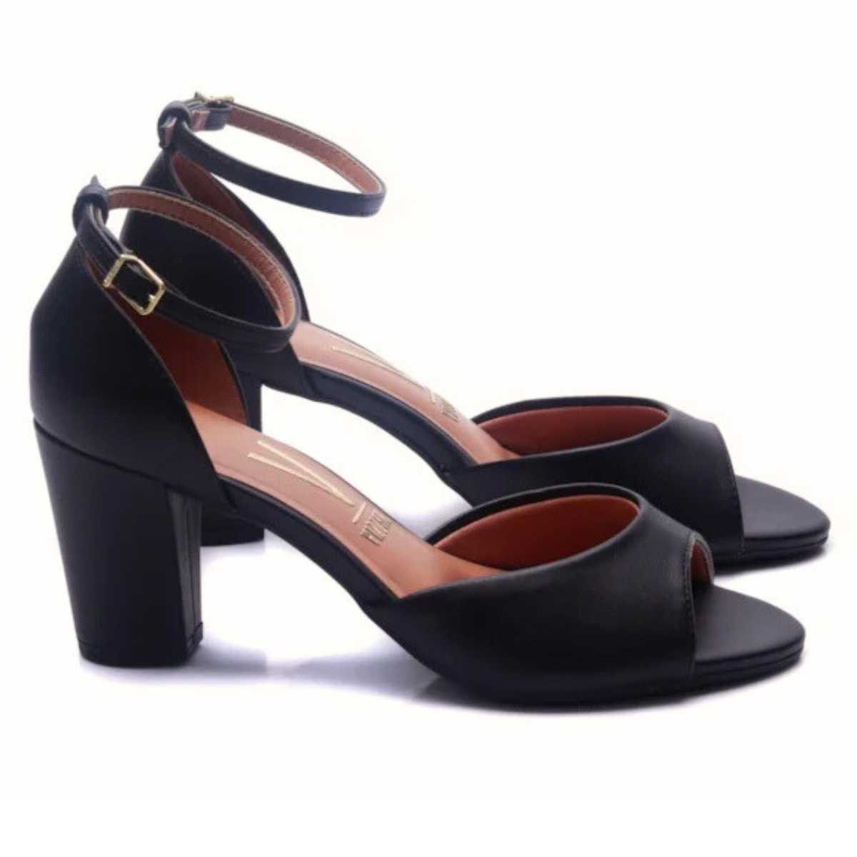 Sandália Vizzano Pulseira Salto Grosso 6262.406 Preto 4