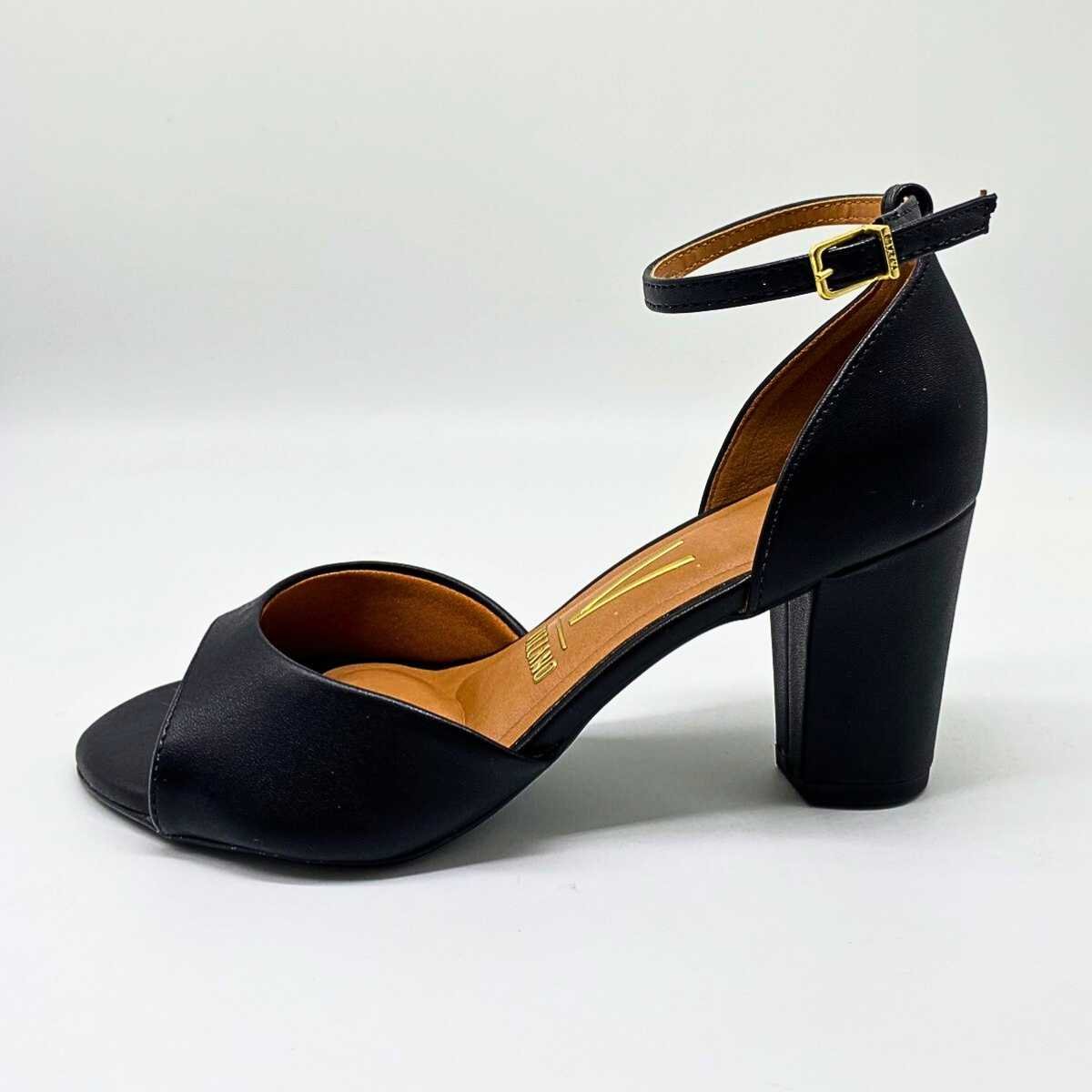 Sandália Vizzano Pulseira Salto Grosso 6262.406 Preto 5