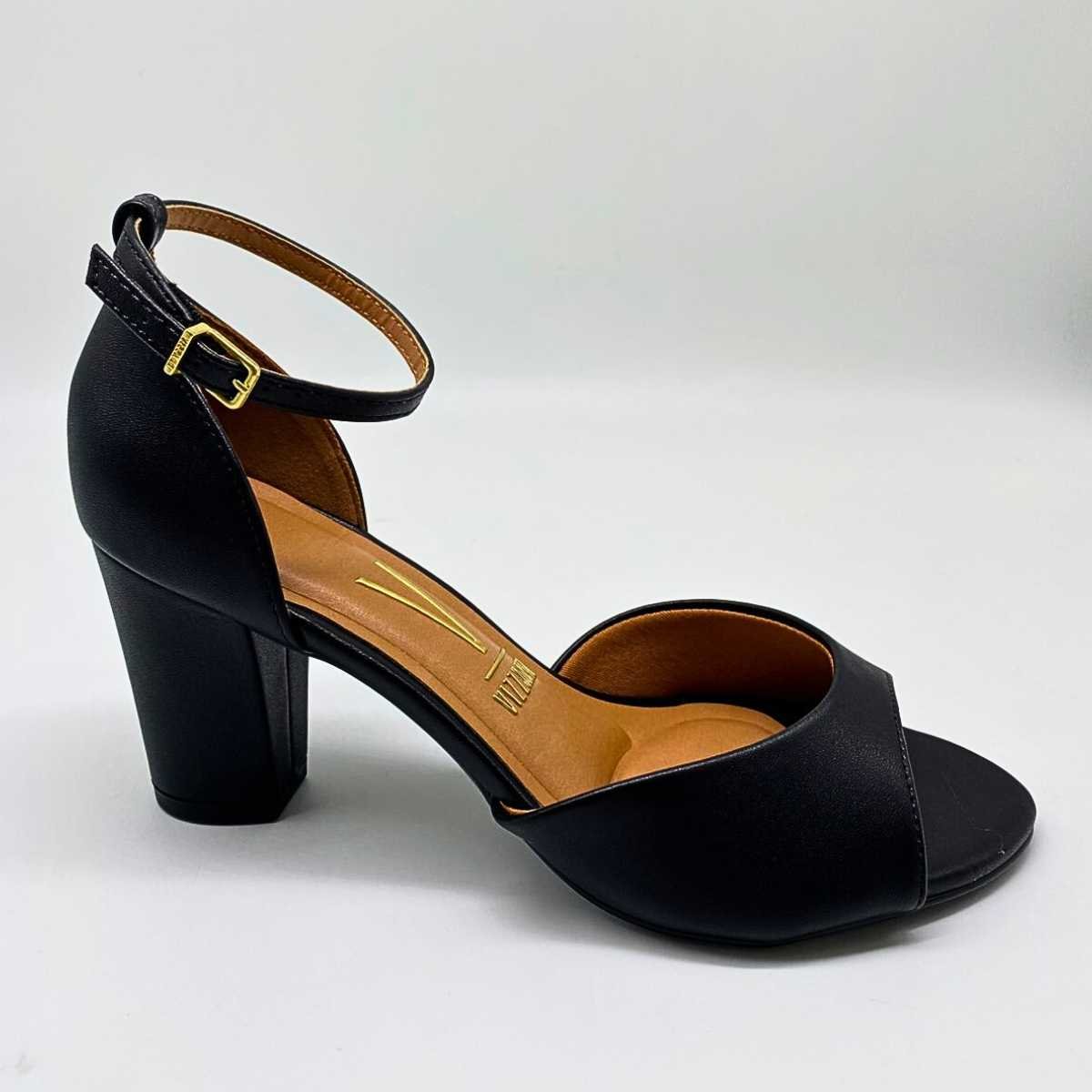 Sandália Vizzano Pulseira Salto Grosso 6262.406 Preto 7