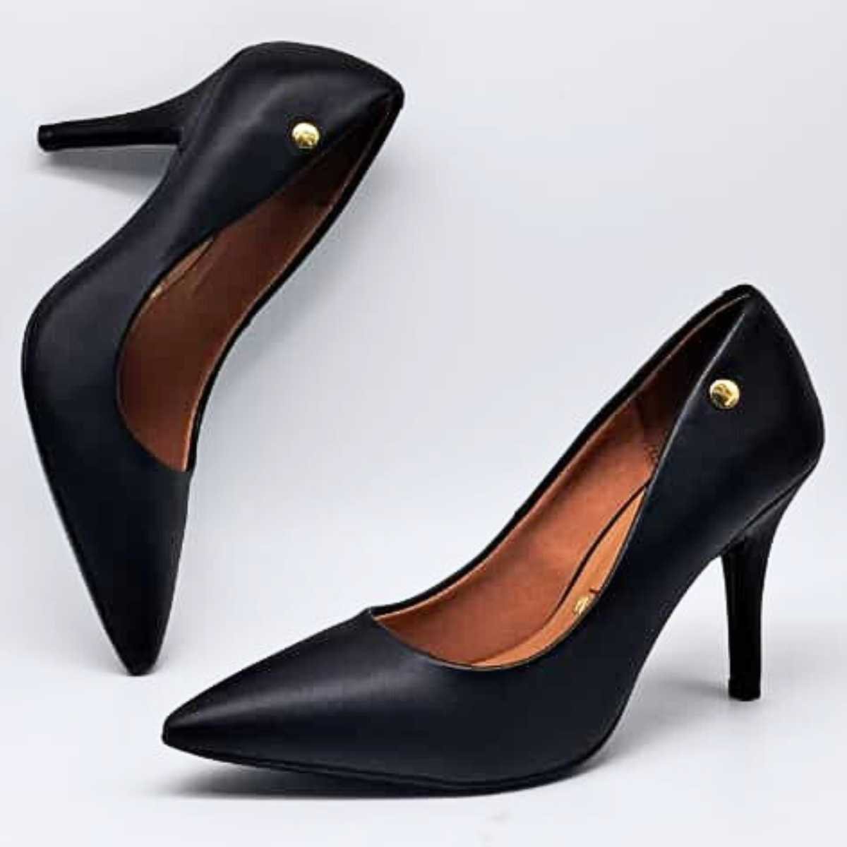 Sapato Feminino Vizzano Scarpin Salto Alto 1184.1101 Preto 4