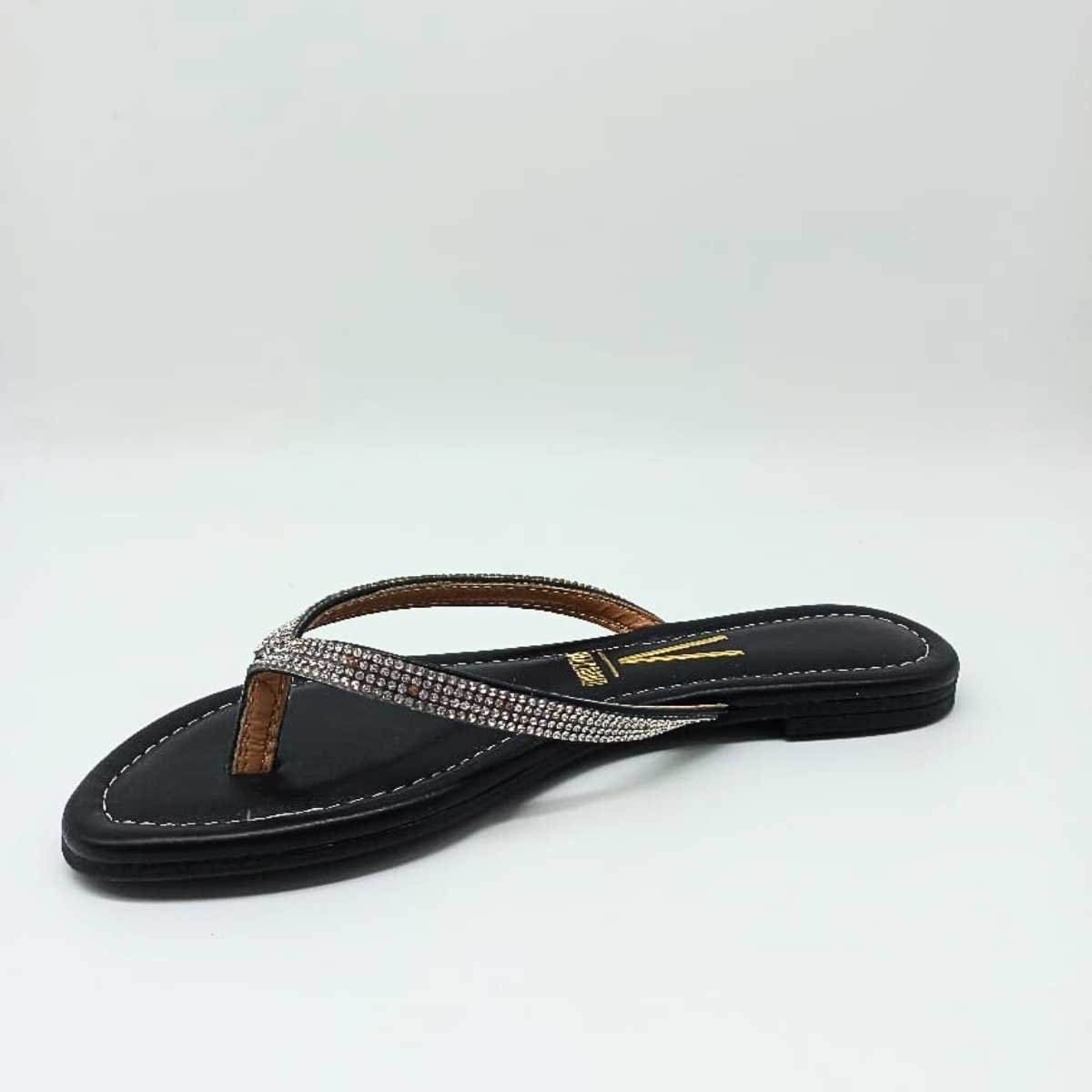 Sandália Feminina Vizzano Rasteirinha Strass Estilo 6371.300