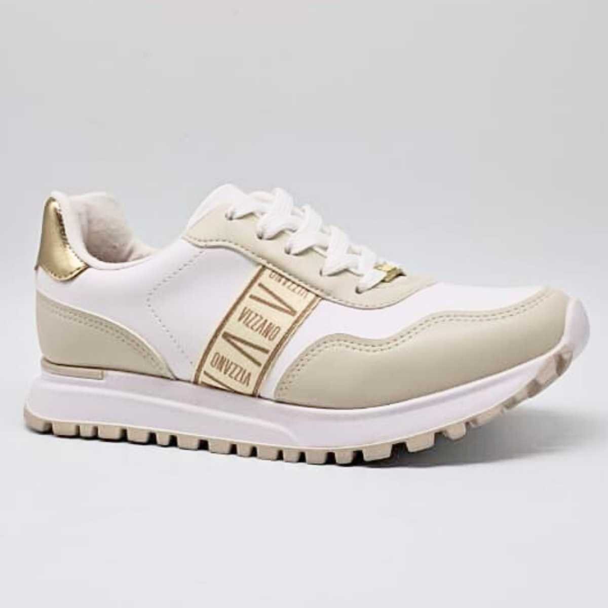 Tênis Vizzano Feminino Jogging Bicolor Casual 1429.103 Branco 1
