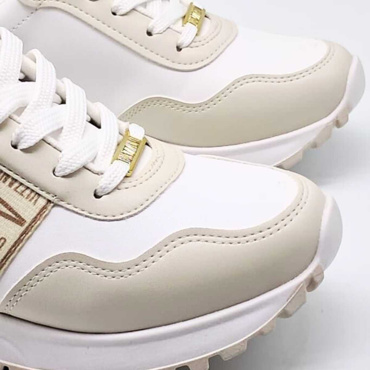 Tênis Vizzano Feminino Jogging Bicolor Casual 1429.103 Branco 6