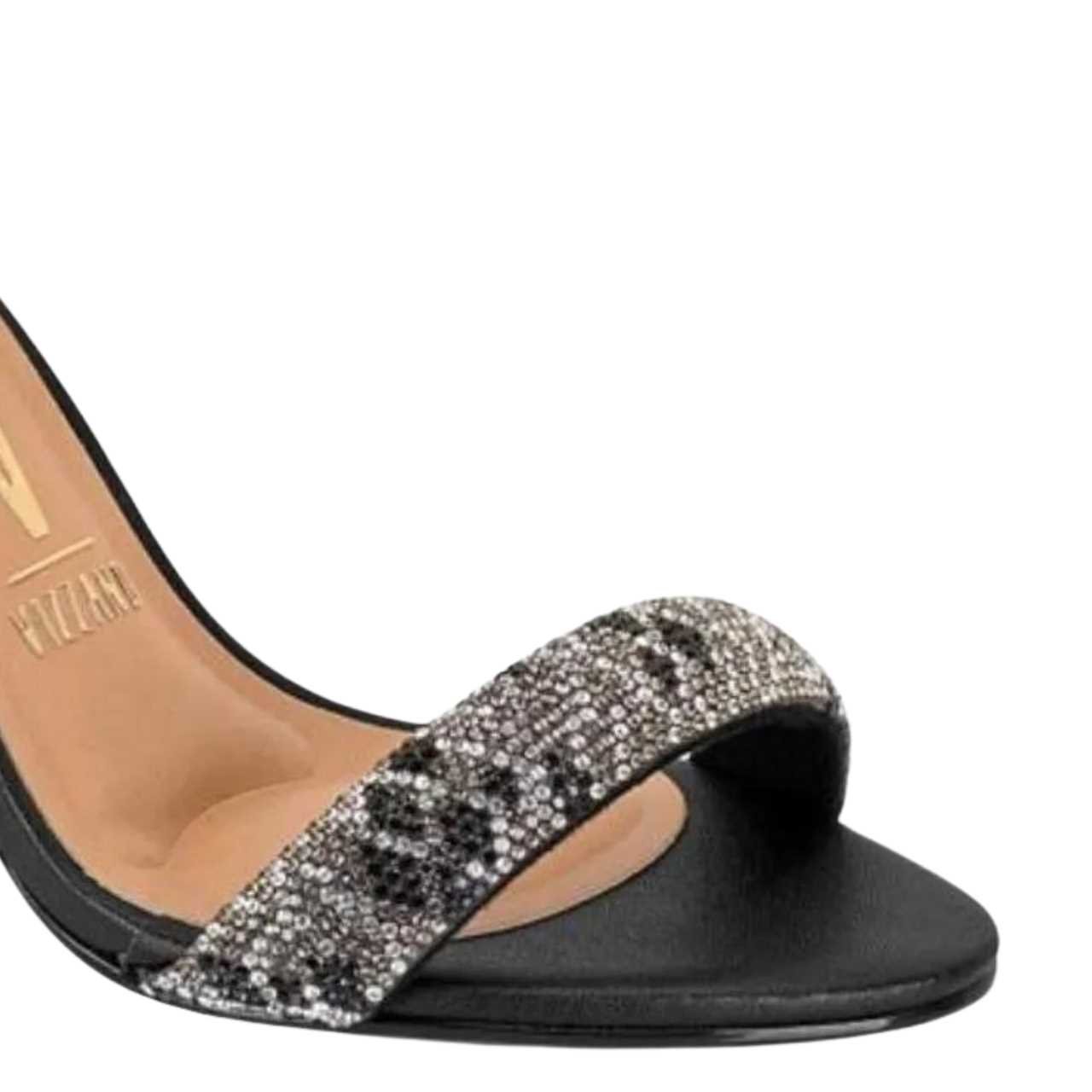 Sandália Vizzano Feminina Salto Fino Alto Strass 6249.1003 Preto 3