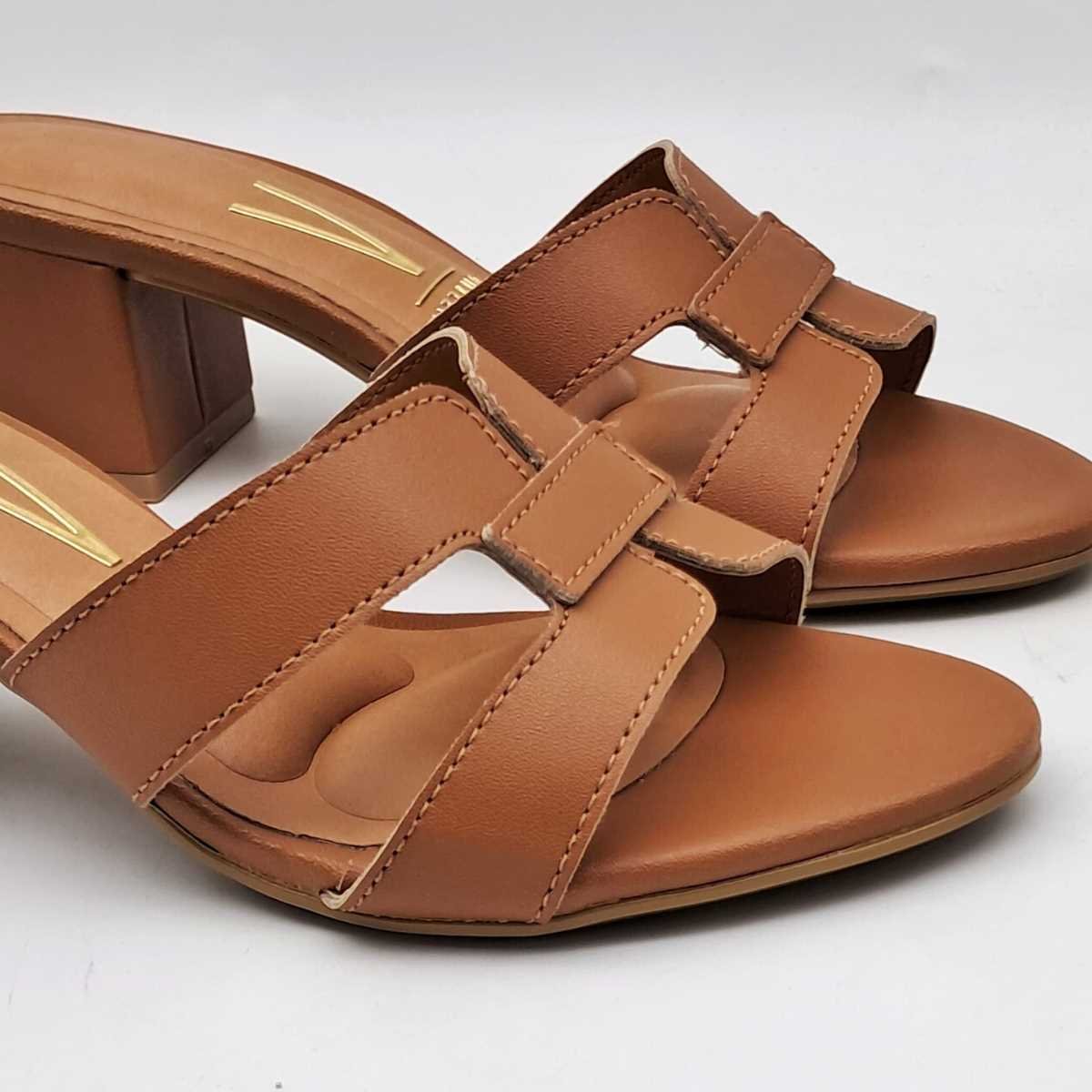 Tamanco Feminino Confortavél Vizzano 6291.1180 Marrom 4