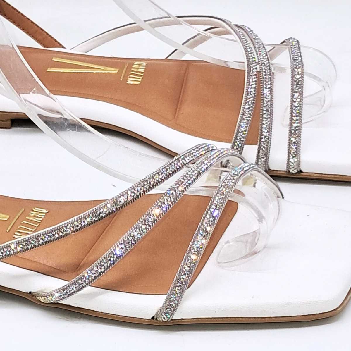 Sandália Rasteira Feminino 3 Tiras Vizzano 6513.107 Branco 5