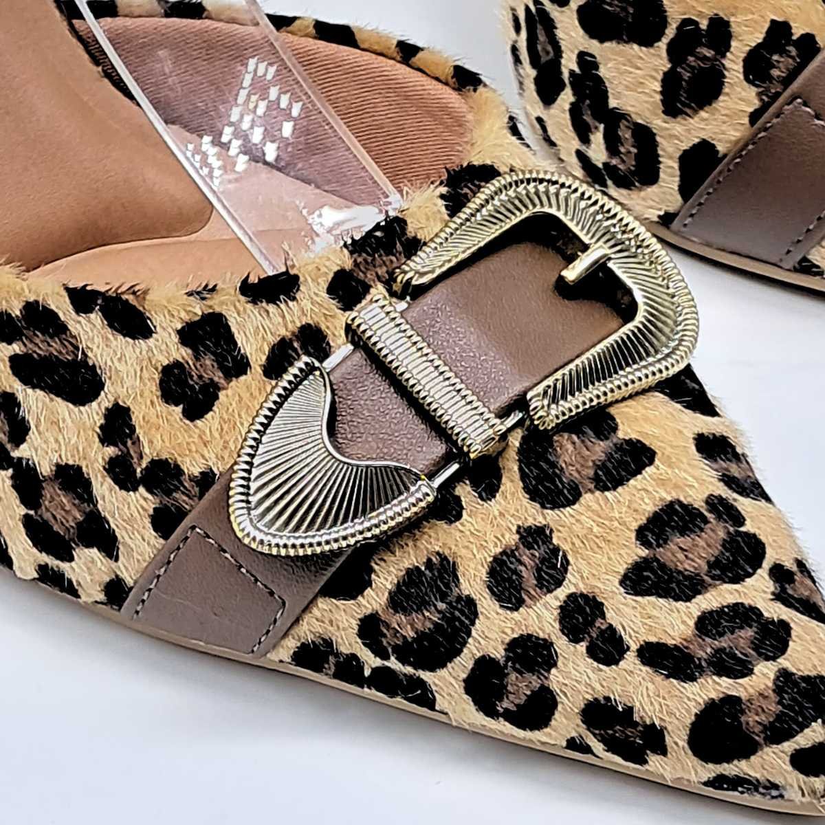 Sapato Scarpin Onça Feminino Vizzano 1184.1707 Dourado 7