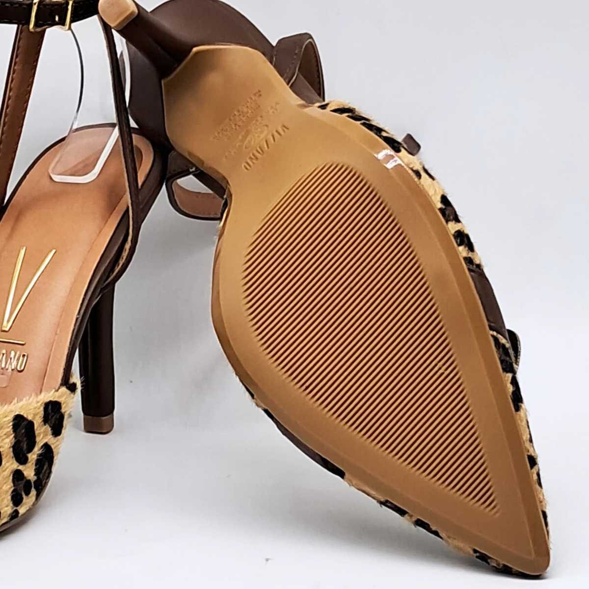 Sapato Scarpin Onça Feminino Vizzano 1184.1707 Dourado 8