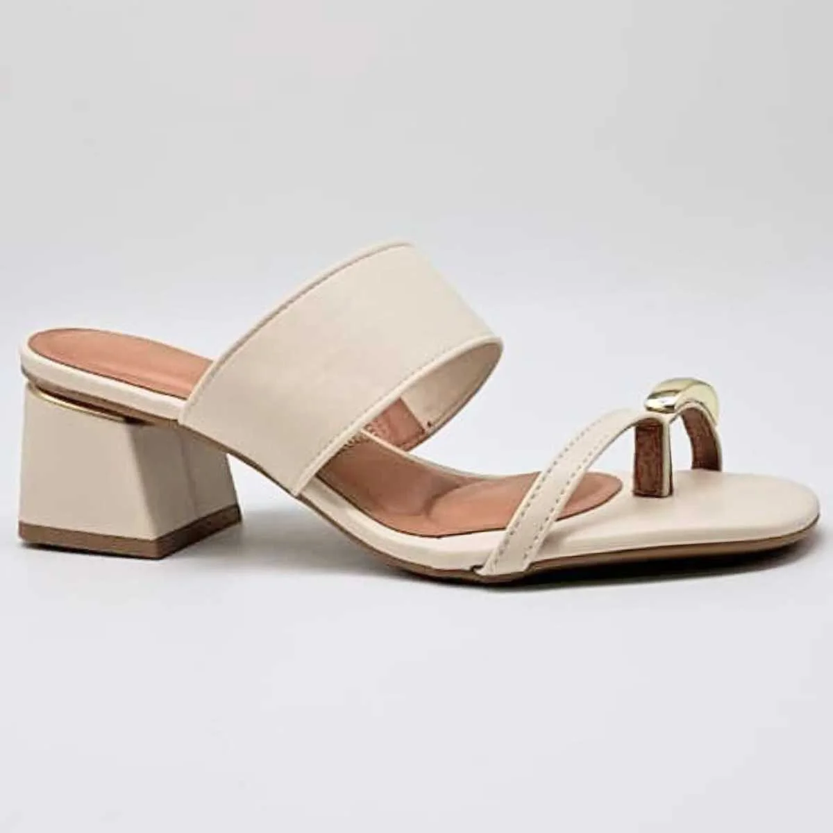 Tamanco Feminino Vizzano Sandália Salto Quadrado 6428.148