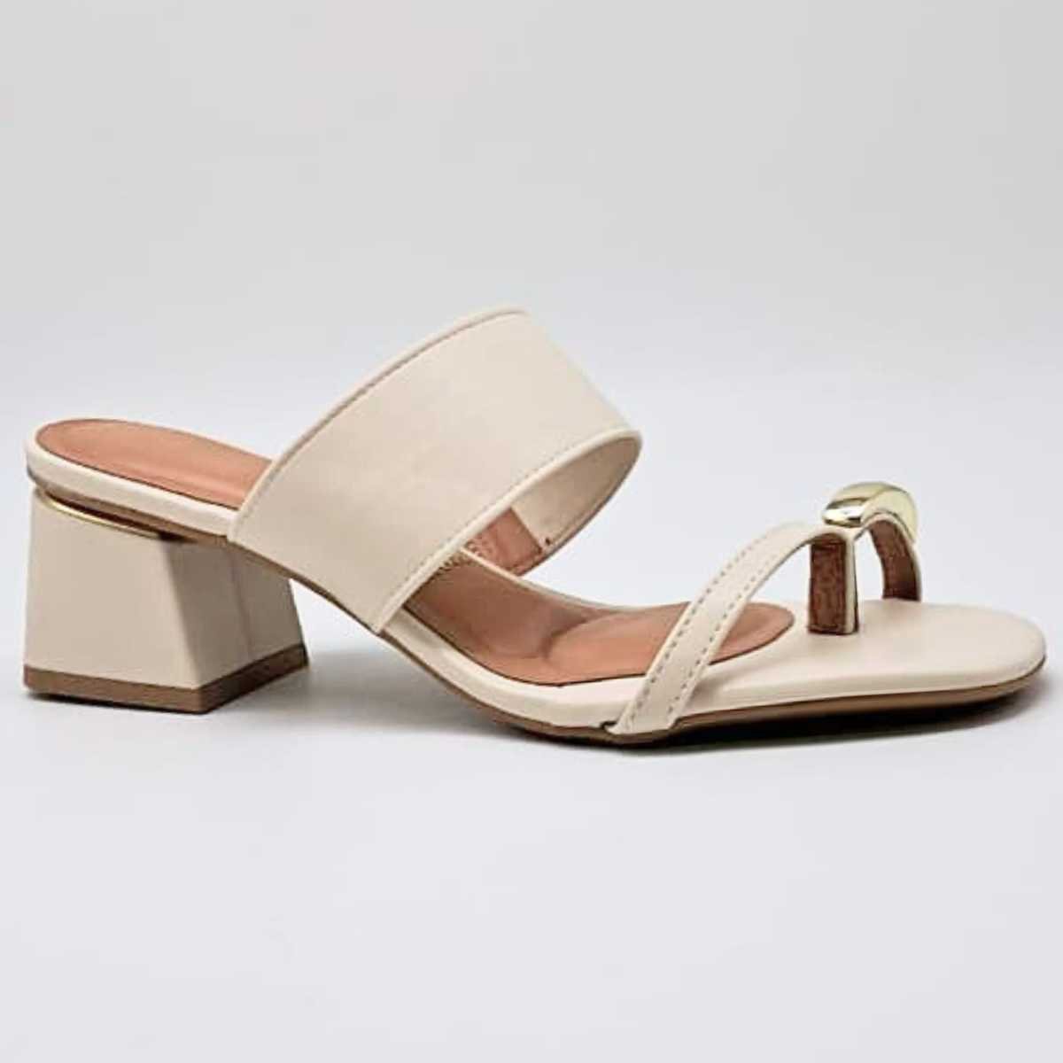 Tamanco Feminino Vizzano Sandália Salto Quadrado 6428.148