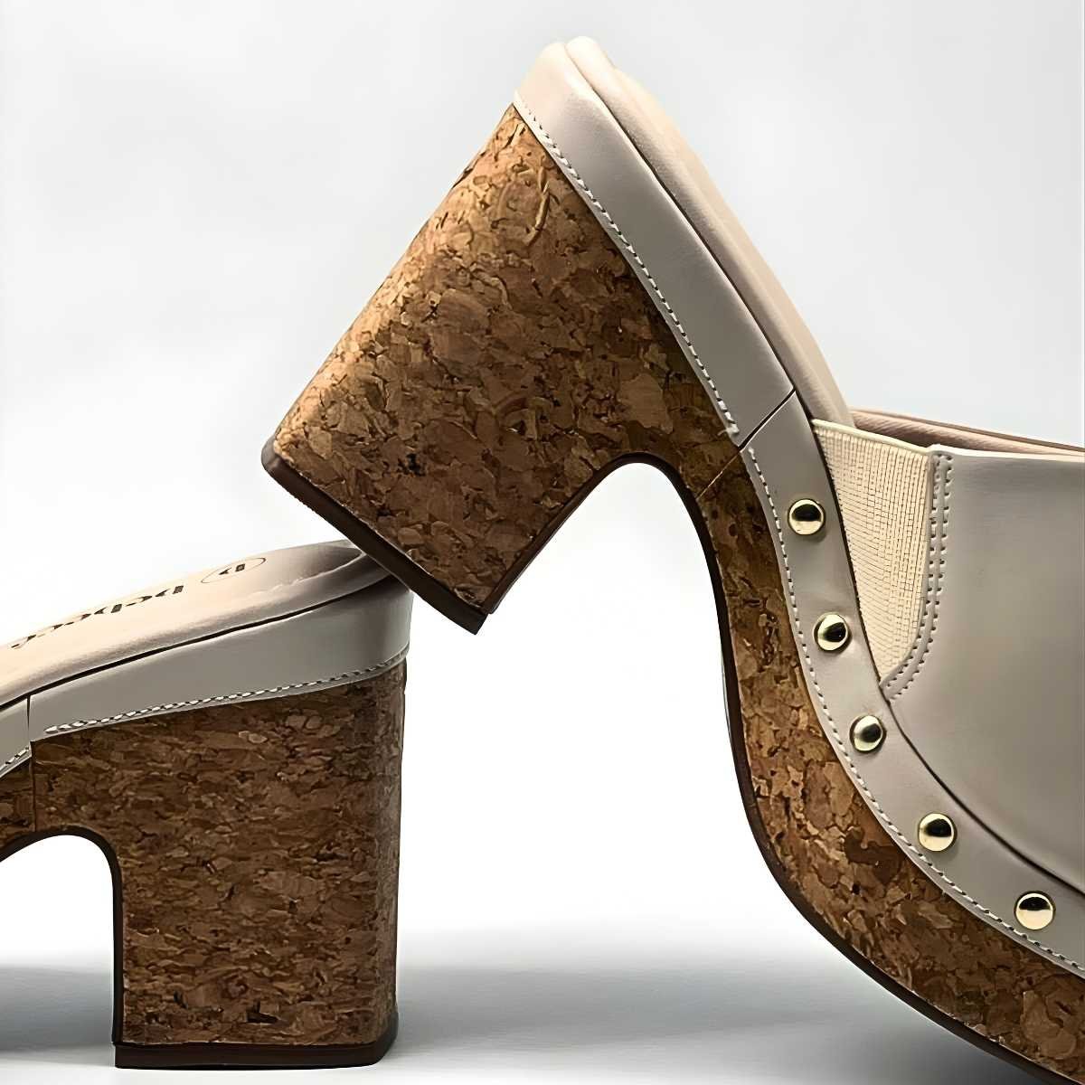 Sandália Feminina Bebecê Tamanco Estilo Conforto T5110-122 Bege 7