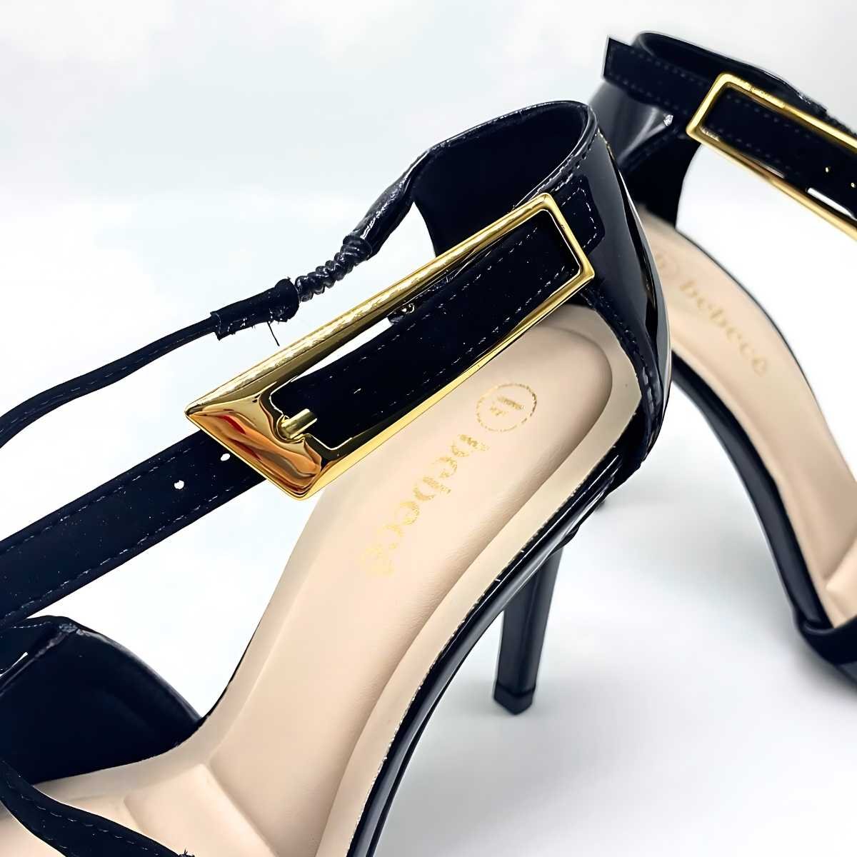 Sapato Scarpin Bebecê Feminino Elegante Salto Alto T9430-252 Preto 5