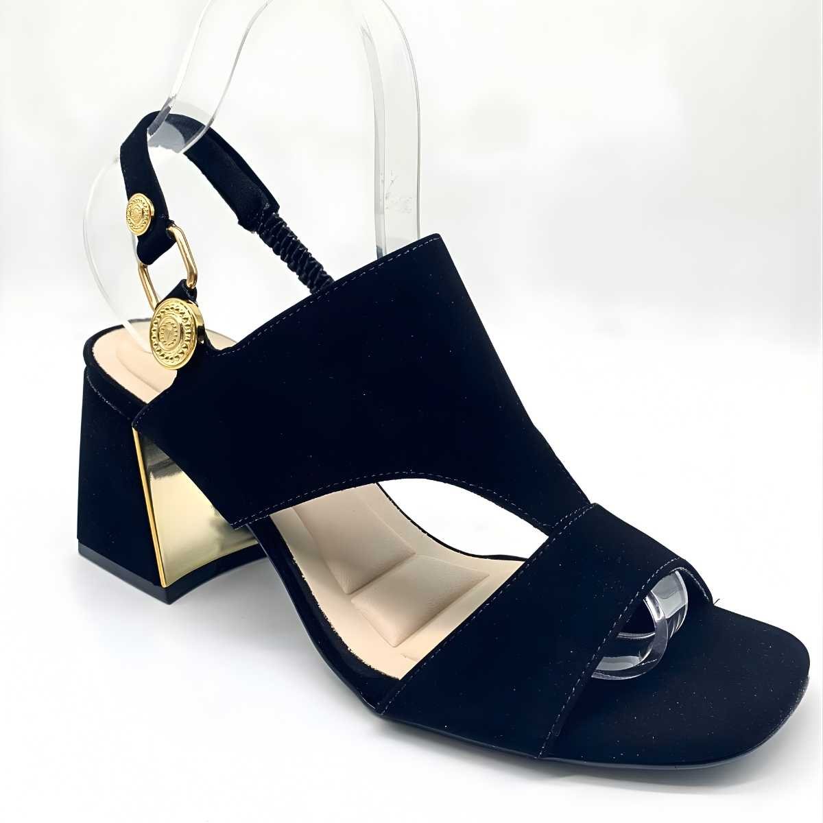 Sandália Feminina Bebecê Salto Médio Estilo Confy T6099-102