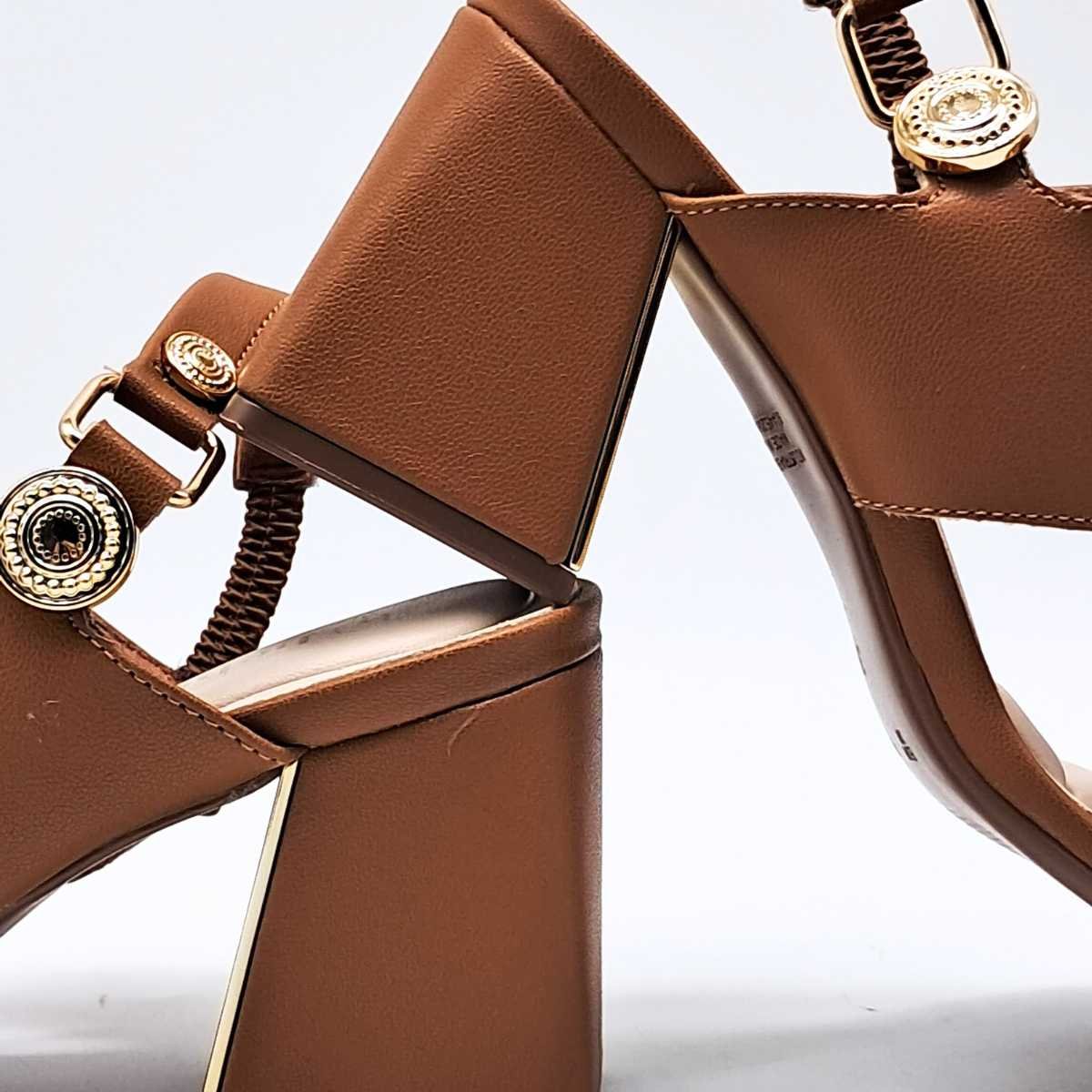 Sandália Feminina Bebecê Salto Médio Estilo Confy T6099-102 Marrom 7