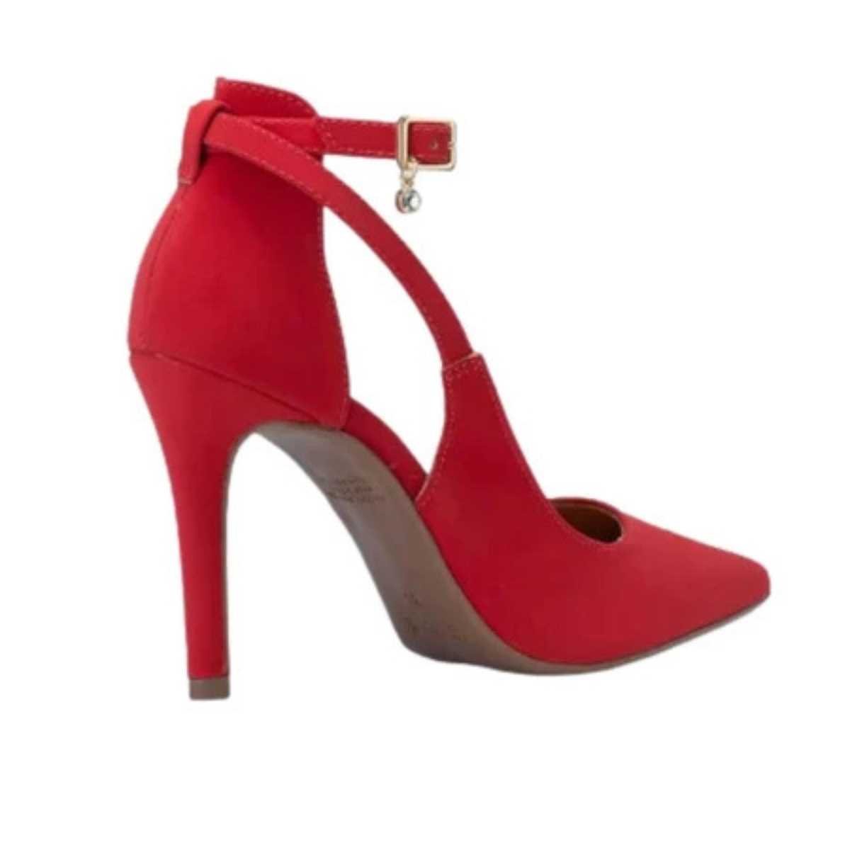 Sapato Feminino Bebecê Scarpin Salto Elegante T9430-214 Vermelho 2