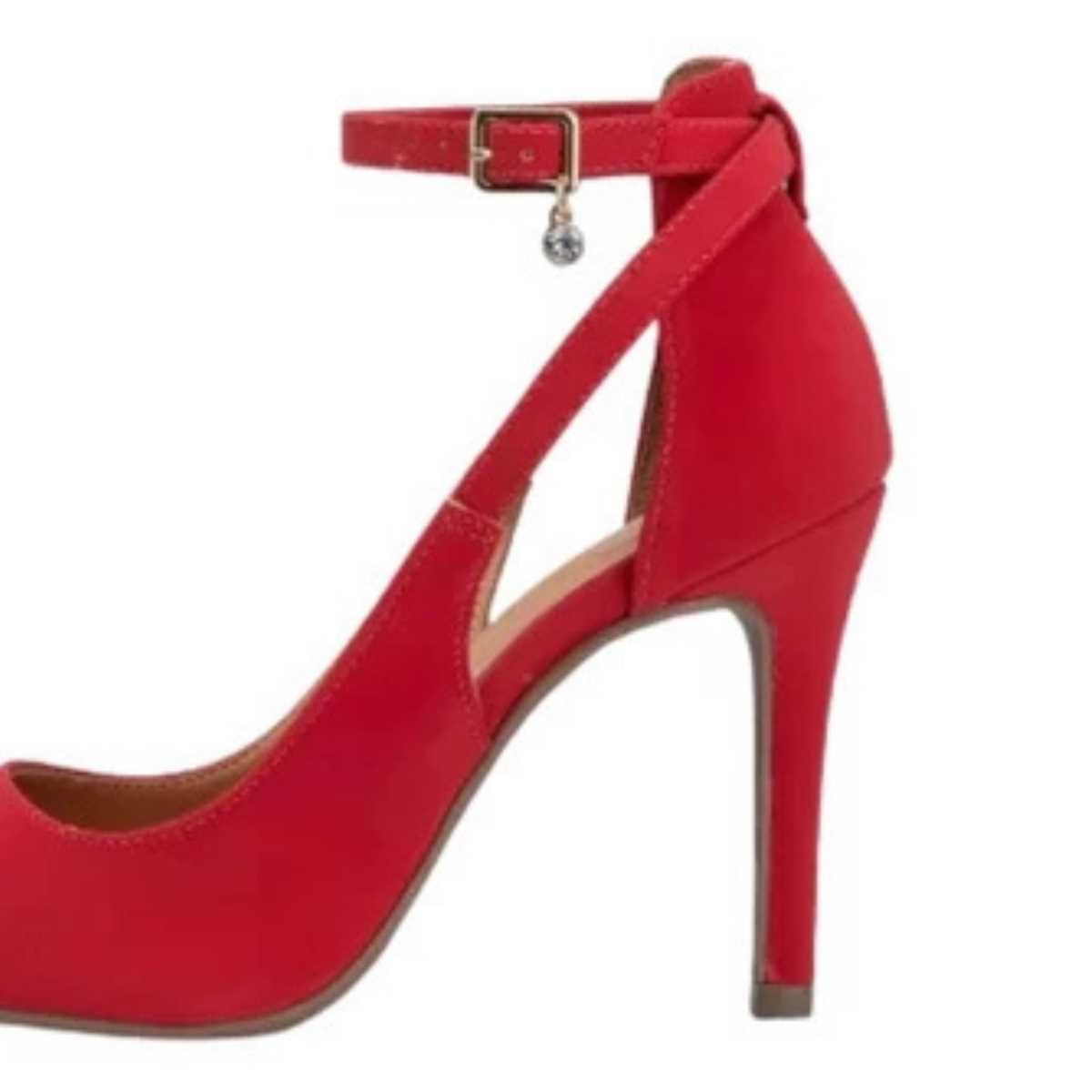 Sapato Feminino Bebecê Scarpin Salto Elegante T9430-214 Vermelho 5